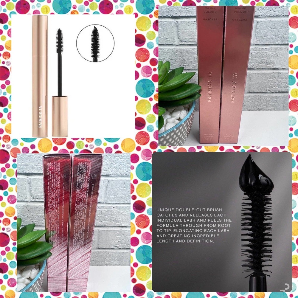 NWT PATRICK TA Major Volume Black Mascara Bundle BNIB New & Sealed Two Mascaras!